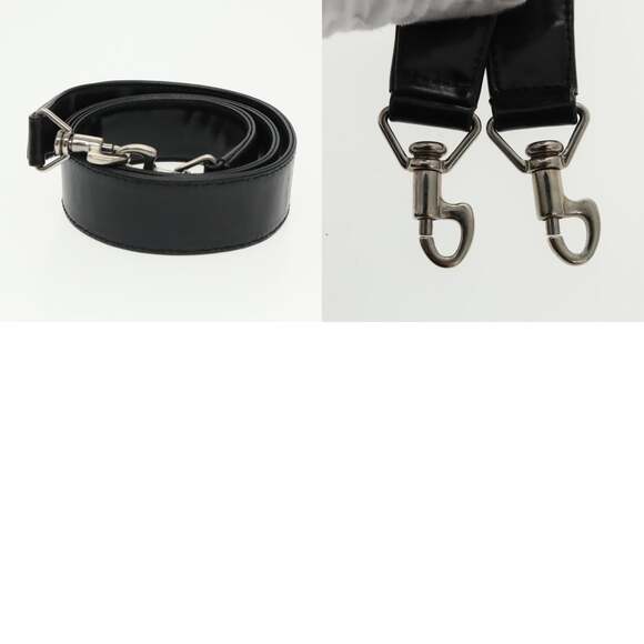 GUCCI Bamboo Hand Bag Nylon Black Silver 001 2058 1577 5 - Picture 13 of 13